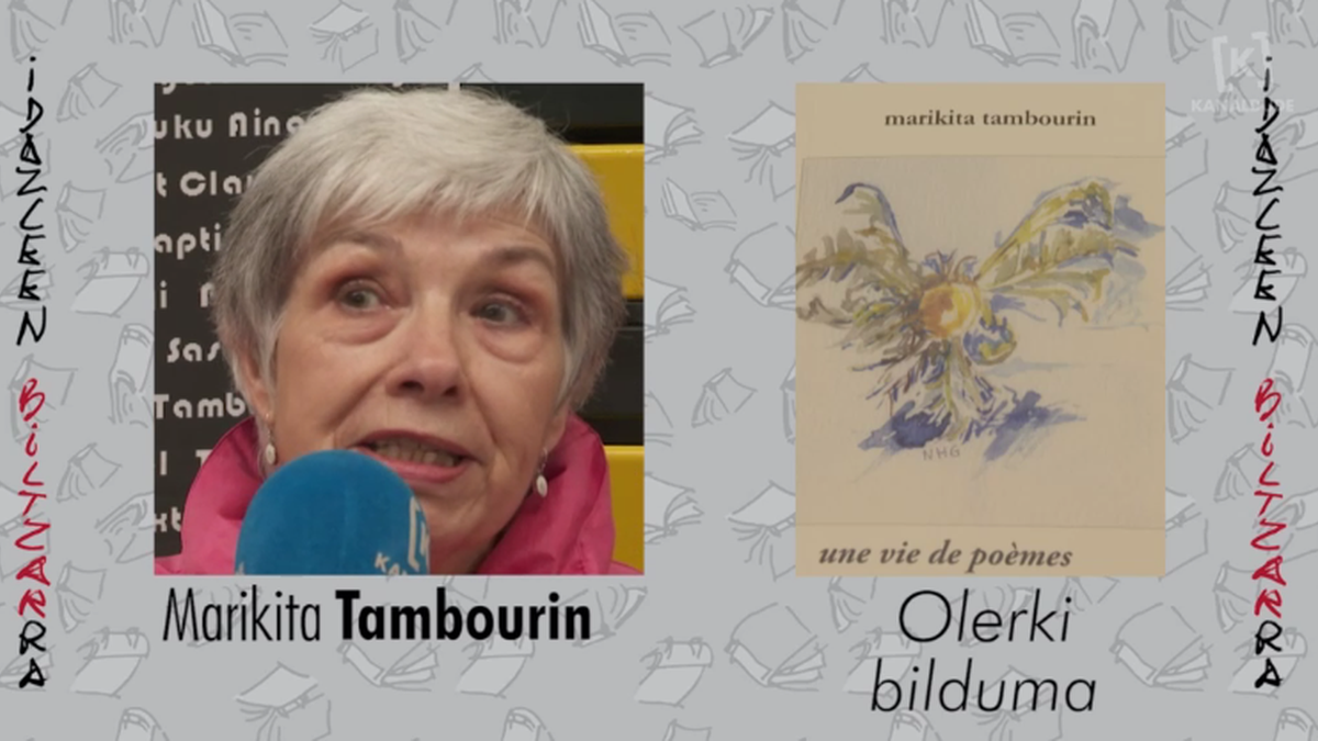 Idazleen Biltzarra 2019 - Marikita Tambourin