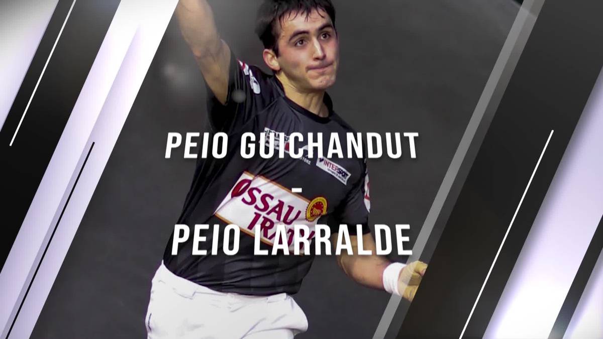 Eskulari Pro 2020 - Final erdiak- Peio Guichandut VS  Peio Larralde