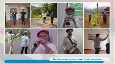 Nafarroaren eguna, etxetik eta zuzenean